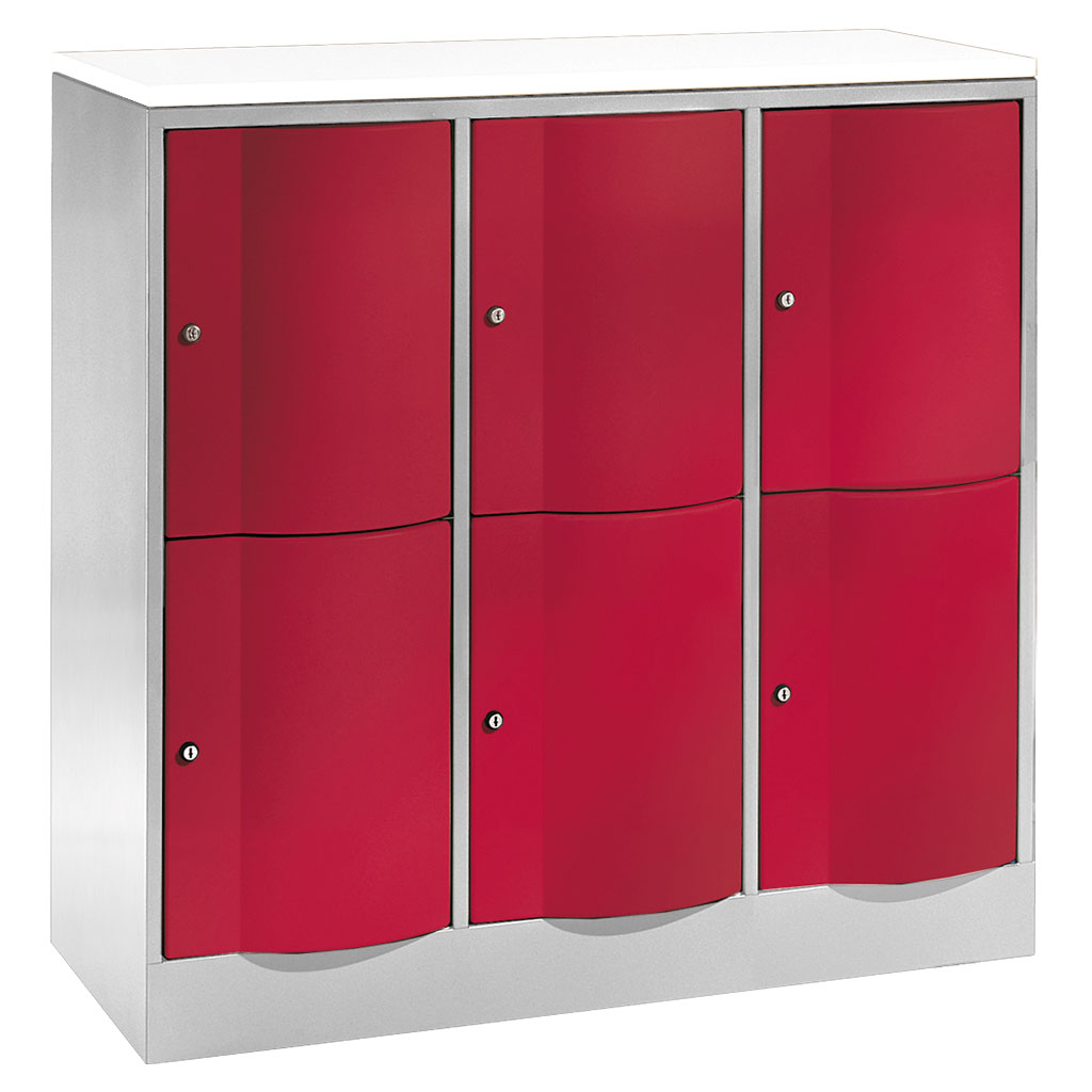 Großraum-Schließfachschrank, 3-reihig Großraum-Schließfachschrank, 3-reihig