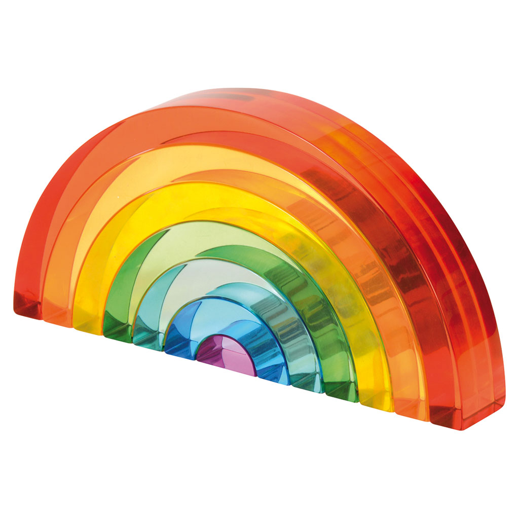 Acrylsteine Regenbogen, 7 Teile
