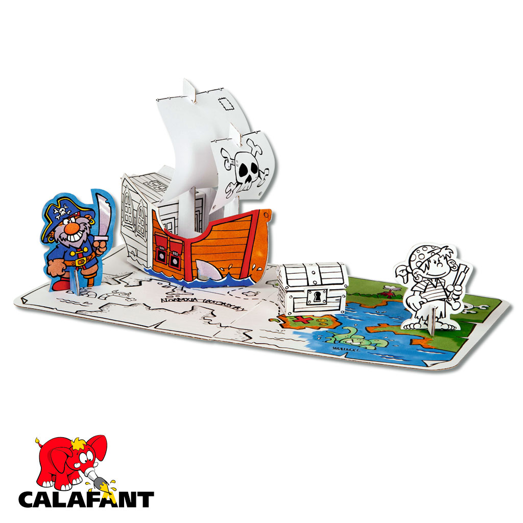 Calafant Piraten-Set für 4 Kinder