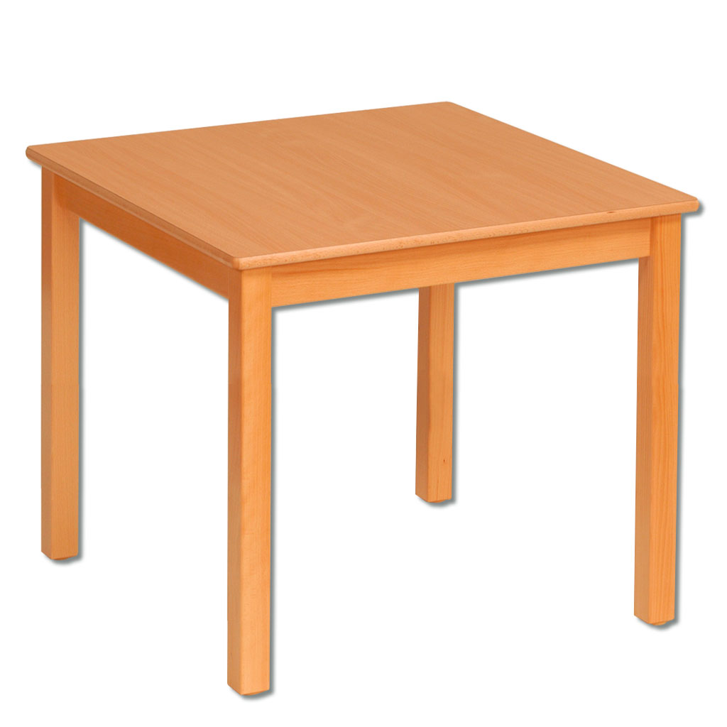 Quadrattisch aus Massivholz