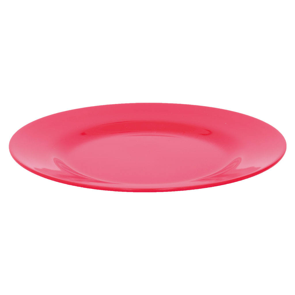 Knirpsengedeck - Teller flach groß in rot
