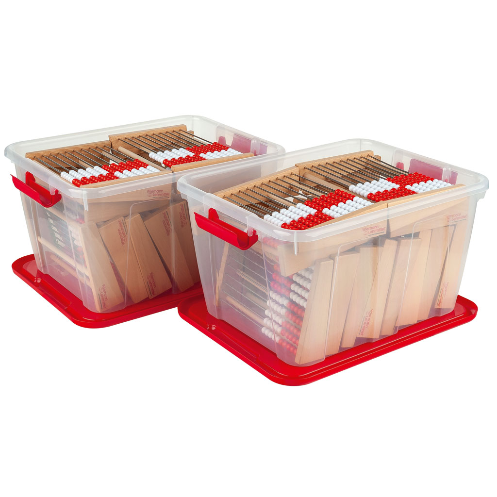 Schüler-Rechenrahmen 1–100 Rot/Weiß Klassensatz 1 Schüler-Rechenrahmen 1–100 Rot/Weiß Klassensatz 1