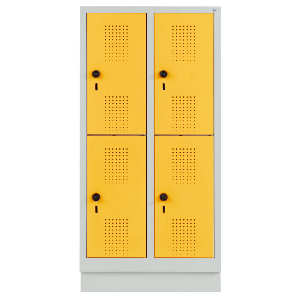 Garderobenschrank, doppelstöckig Garderobenschrank, doppelstöckig