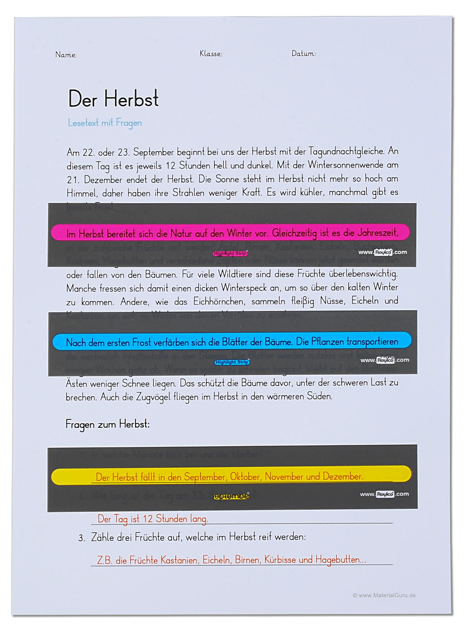 Lesehilfen