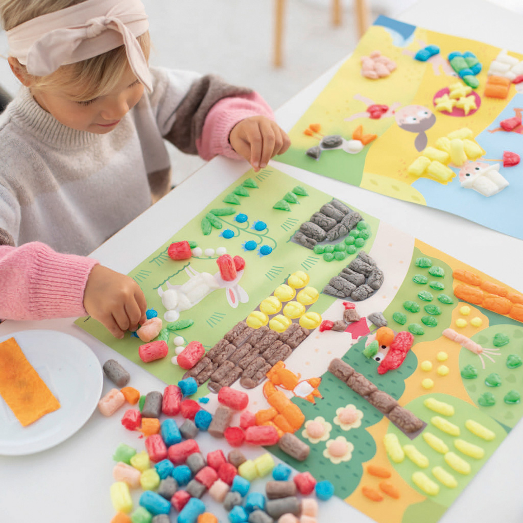 PlayMais® Wandbild, 28 Vorlagen in DIN A3