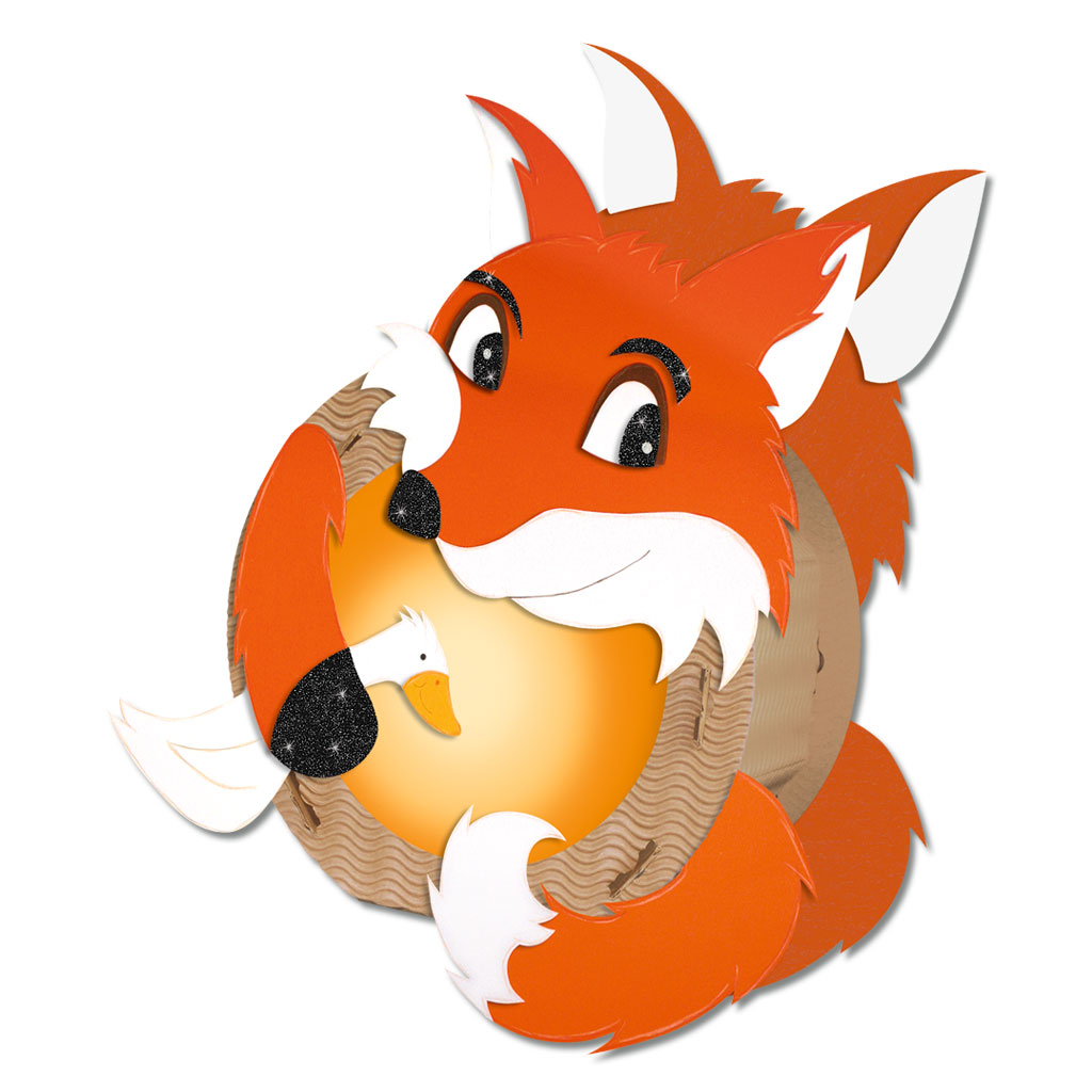 Laternenbastelset Fuchs