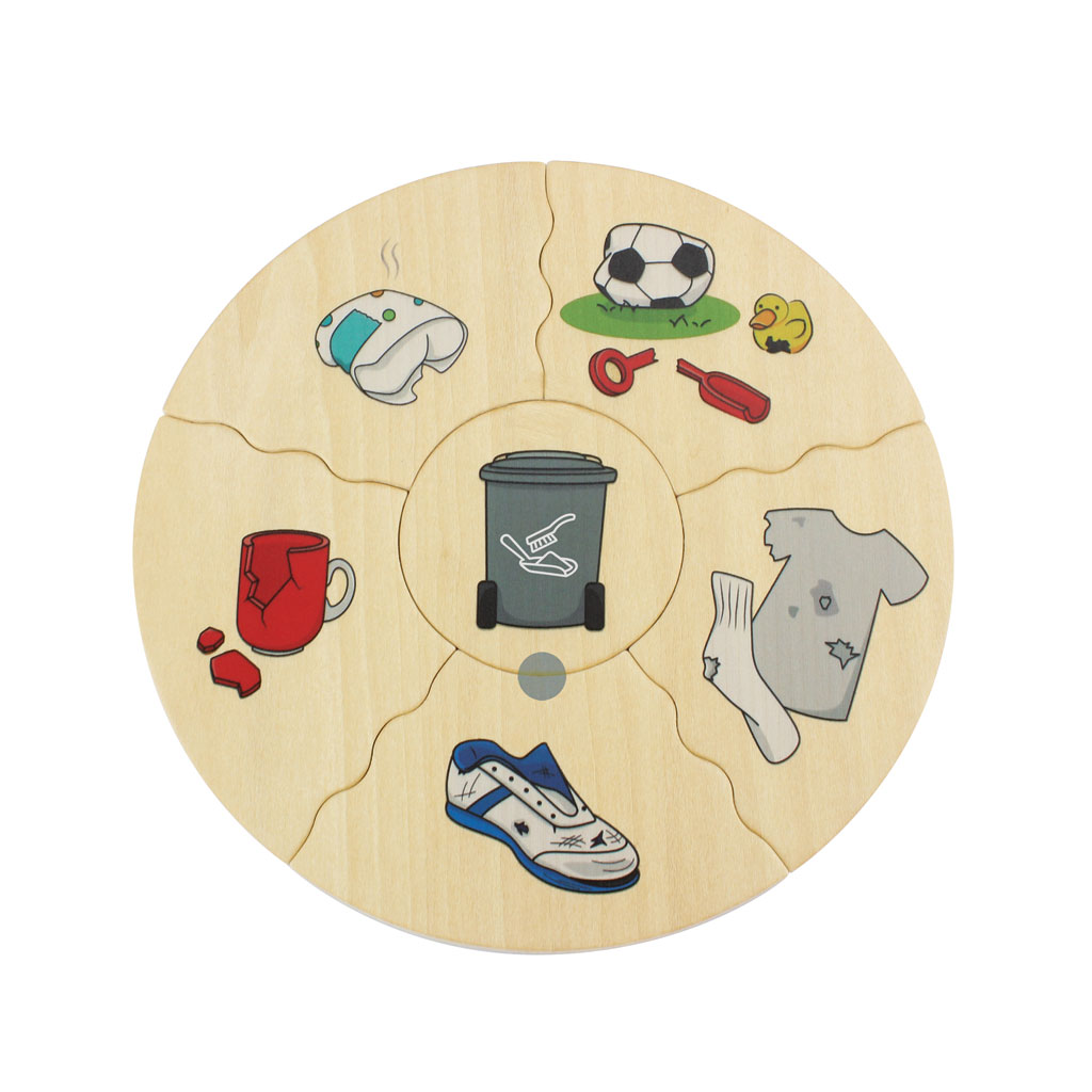 Humanico Puzzle Mülltrennung Humanico Puzzle Mülltrennung