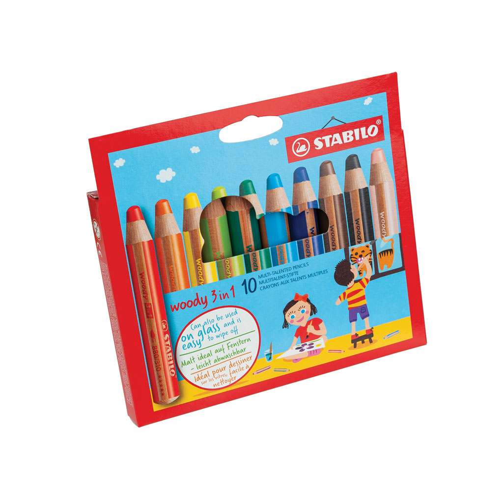 Stabilo® Woody 3 in 1, 10 Stifte Stabilo® Woody 3 in 1, 10 Stifte