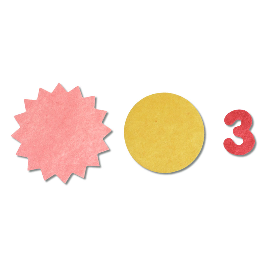 Filz-Set Adventskalender, 72 Teile