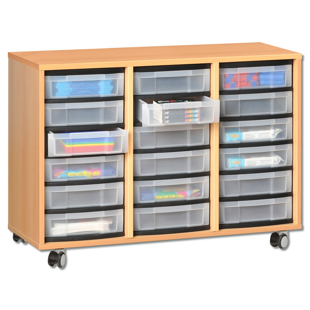 Modulus® Eigentumsschrank, 3-reihig, fahrbar oder feststehend