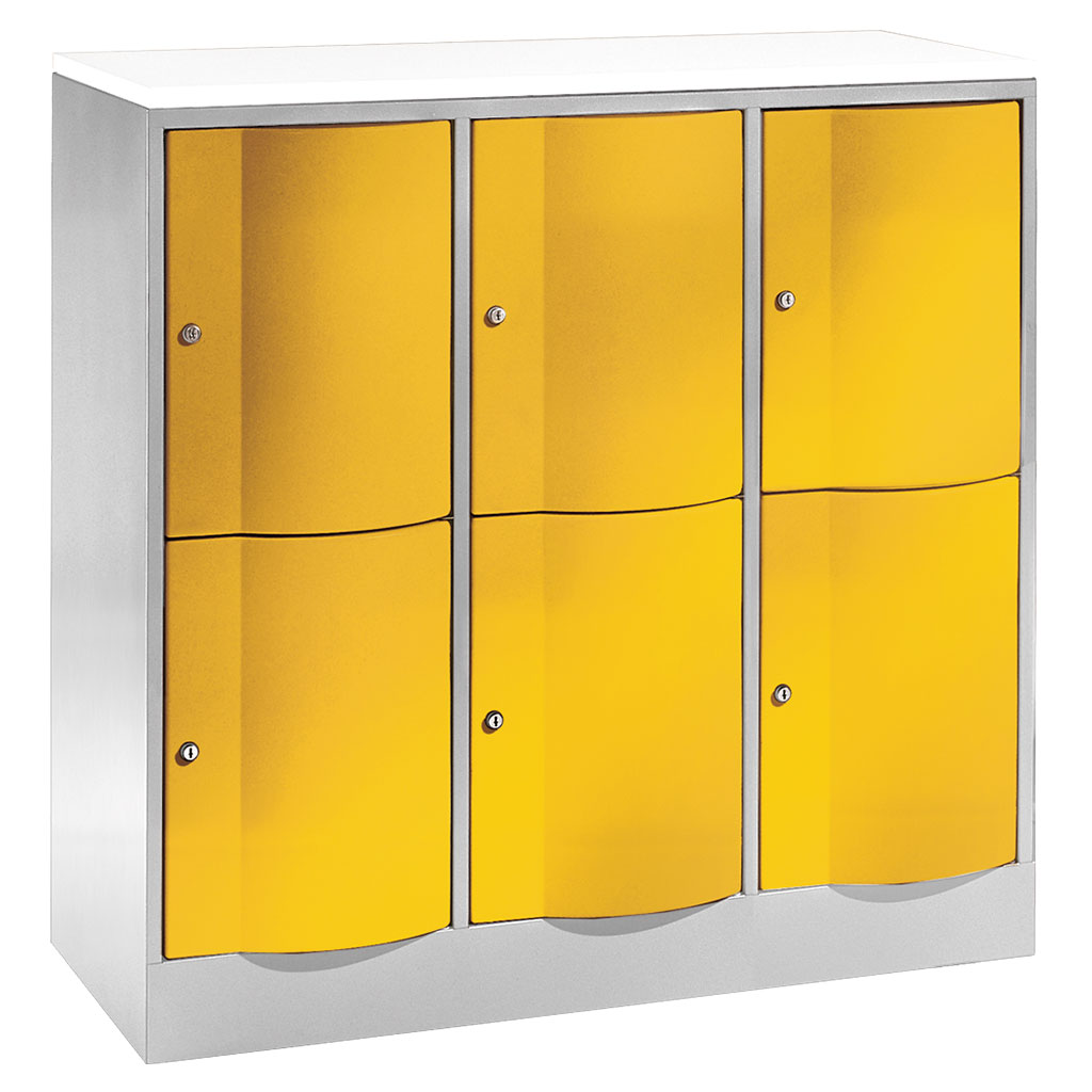 Großraum-Schließfachschrank, 3-reihig Großraum-Schließfachschrank, 3-reihig