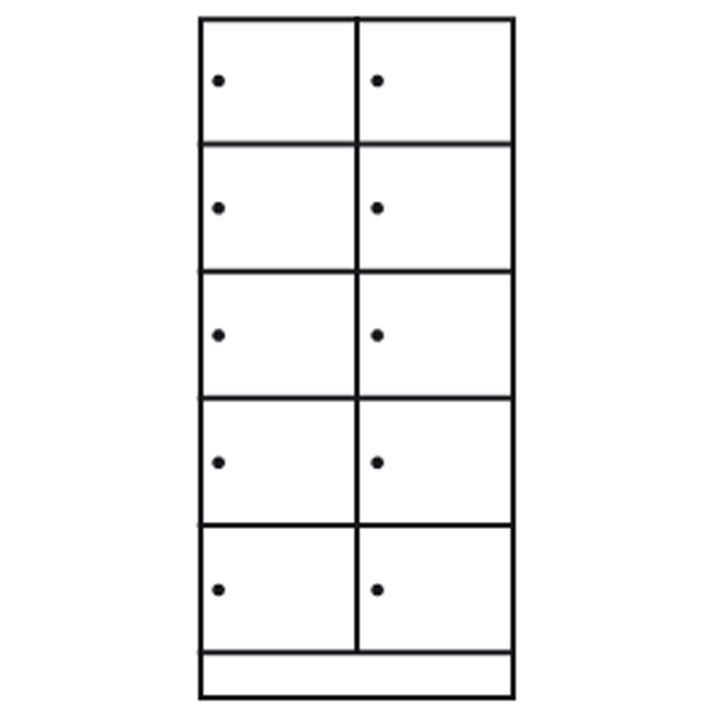 temp10-faecherTW9dpHVWu0ErB Schüler-Schließfachschrank mit 5 Fächern übereinander