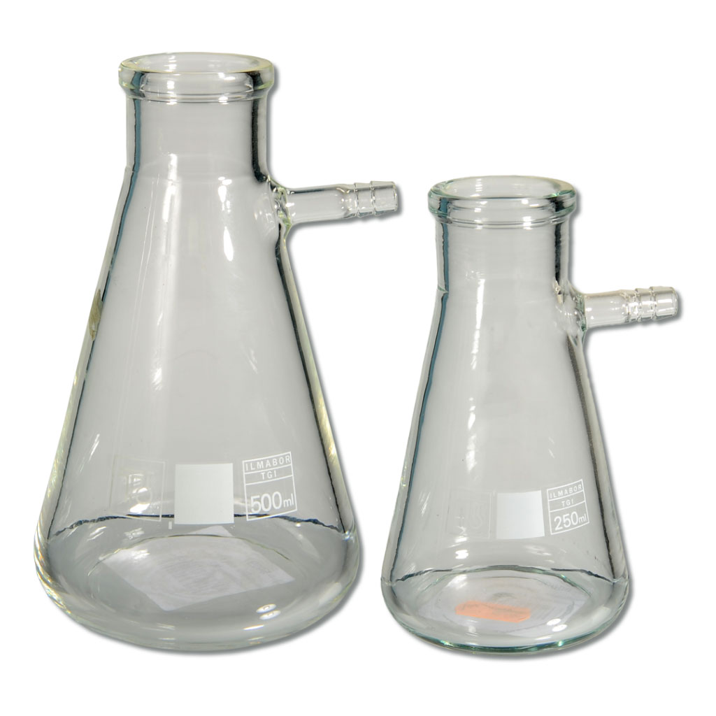 Saugflasche, Borosilikatglas 3.3