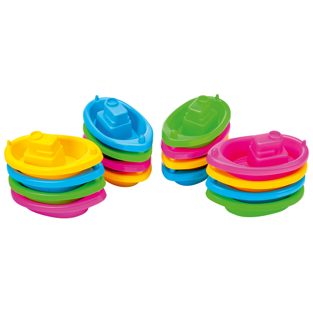 16-teiliges Spielboote-Set-Bild Auf diesem Bild ist das Produkt mit der Art.Nr.: W-82834 zu sehen