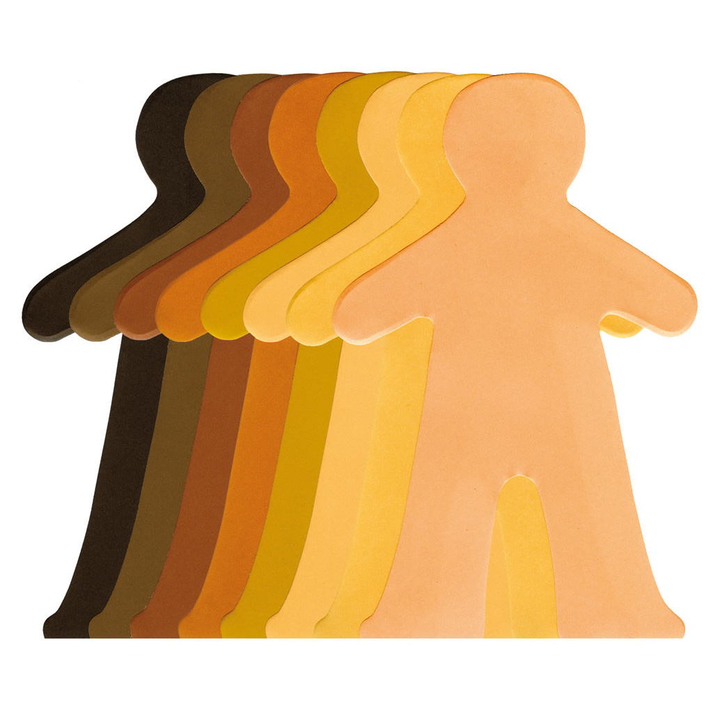 temp901768IPRCrBVYQTKr Blanko-Stanzteile Puppe, 40 Stück in 8 Hauttönen