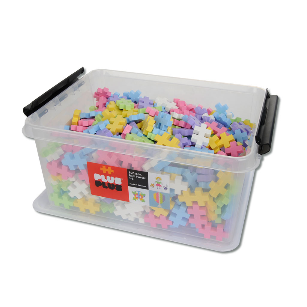 PlusPlus® Bausteine Midi in Pastellfarben