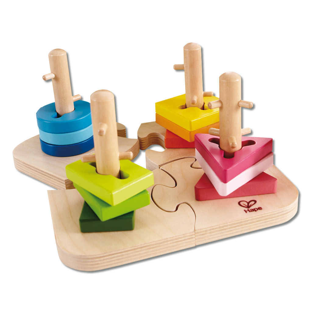 Formensteck-Puzzle, 16-teilig