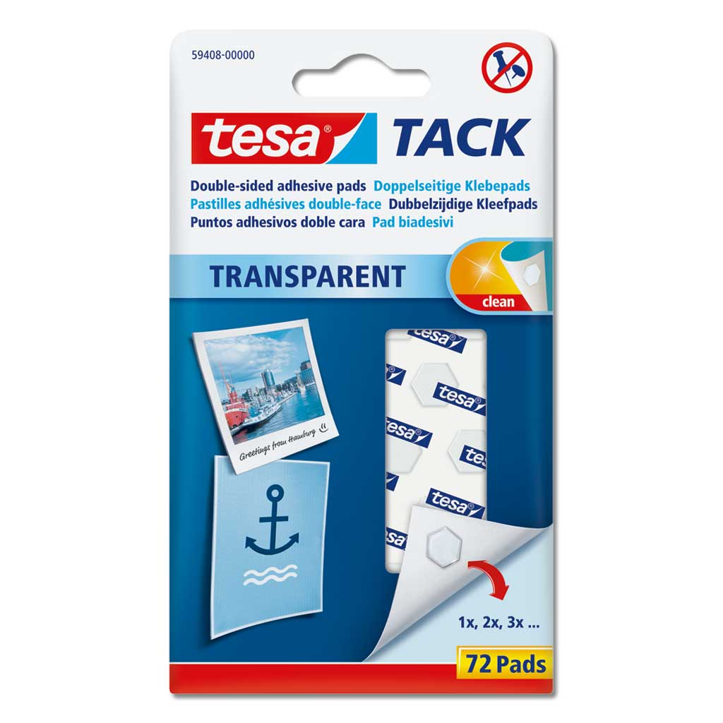 tesa® Tack, transparent