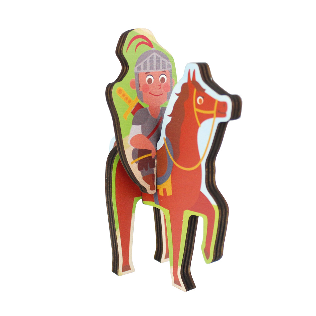 3D-Erlebnispuzzle Ritter