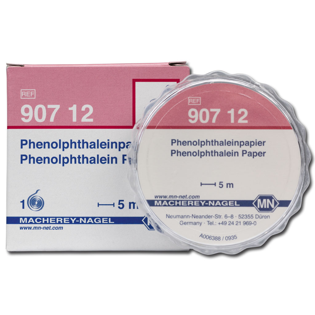 pH-Indikator ohne Farbskala Phenolphthaleinpapier