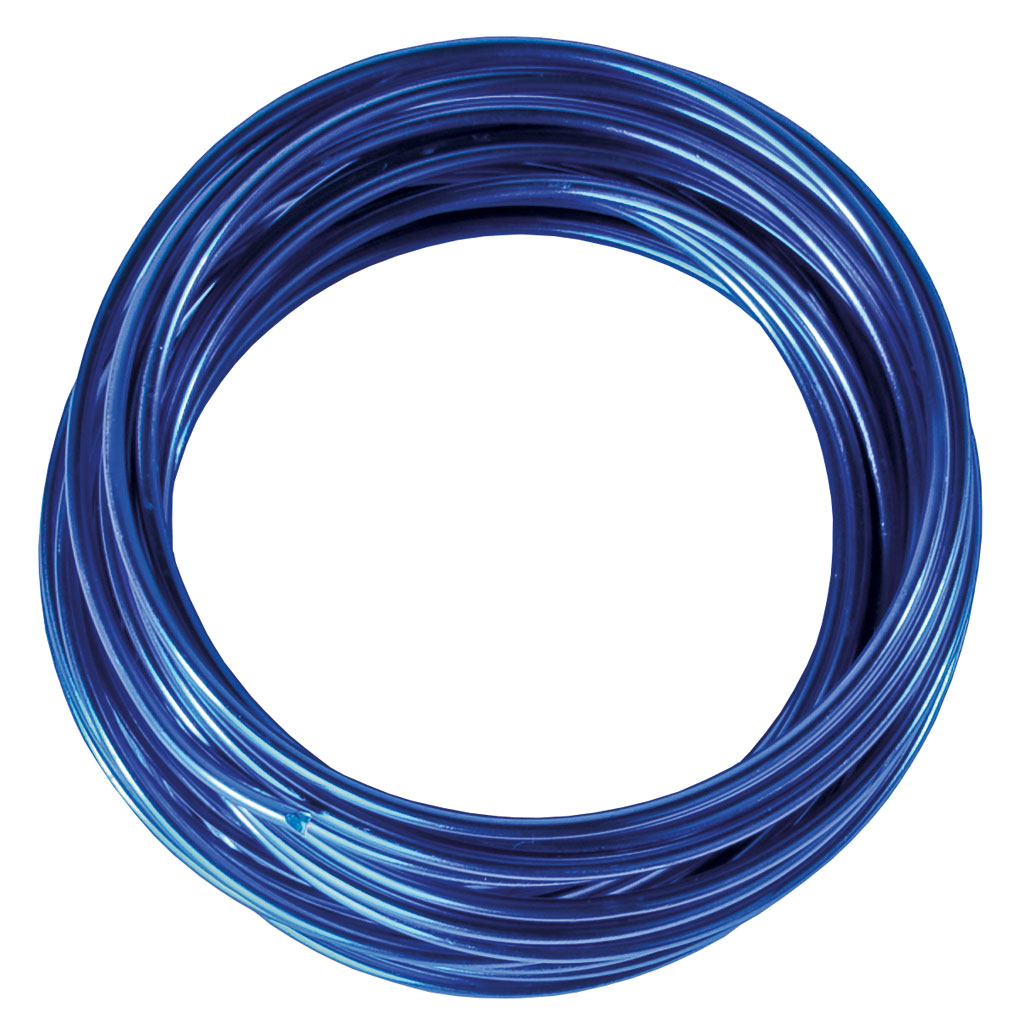 Aludraht-Set, 5 Stück in 5 Farben, Ø 2 mm, je 5 m lang