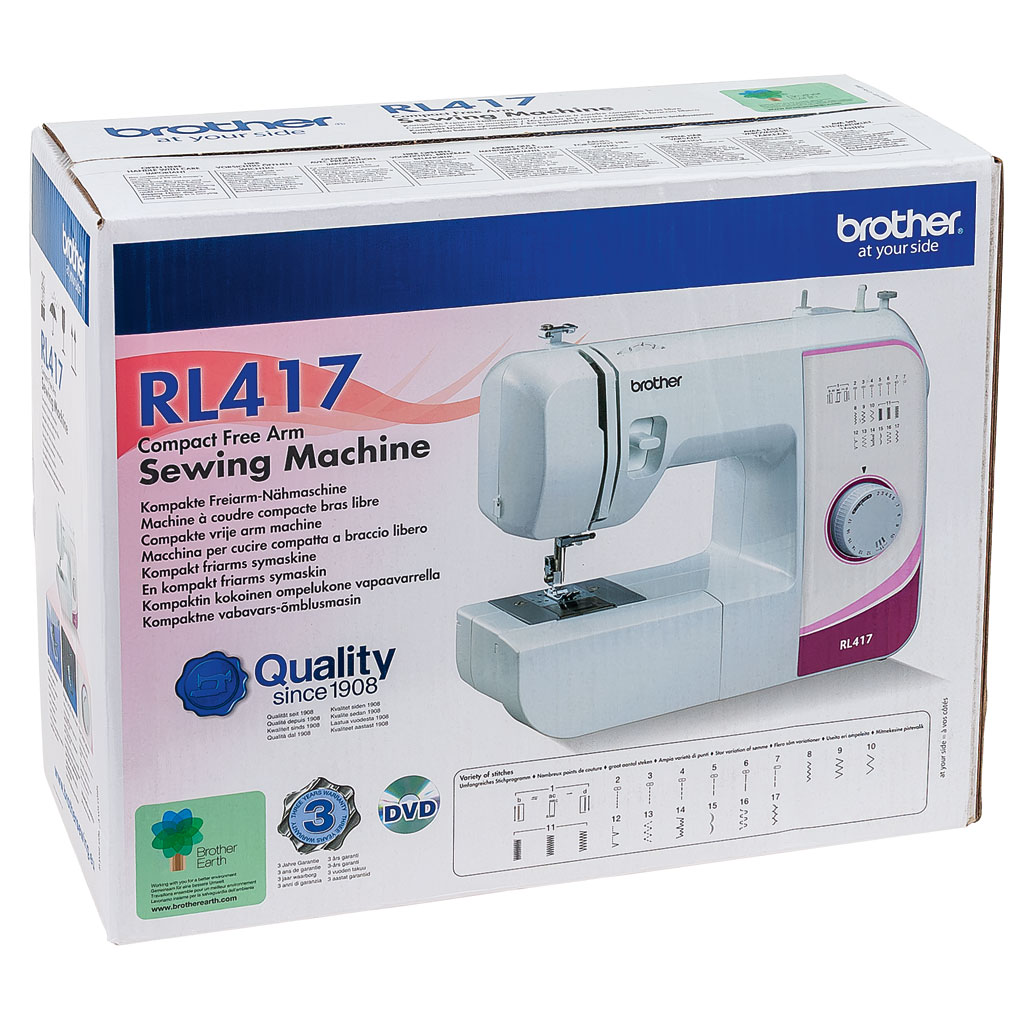 Computer-Nähmaschine mit 40 programmierten Stichtypen