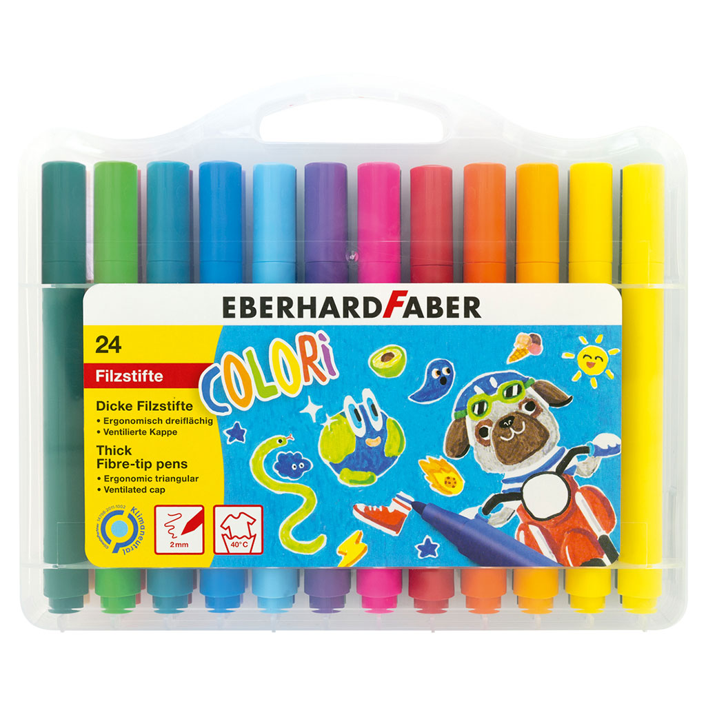 Eberhard Faber Dicke Filzstifte Colori-Bild Auf diesem Bild ist das Produkt mit der Art.Nr.: W-93598 zu sehen