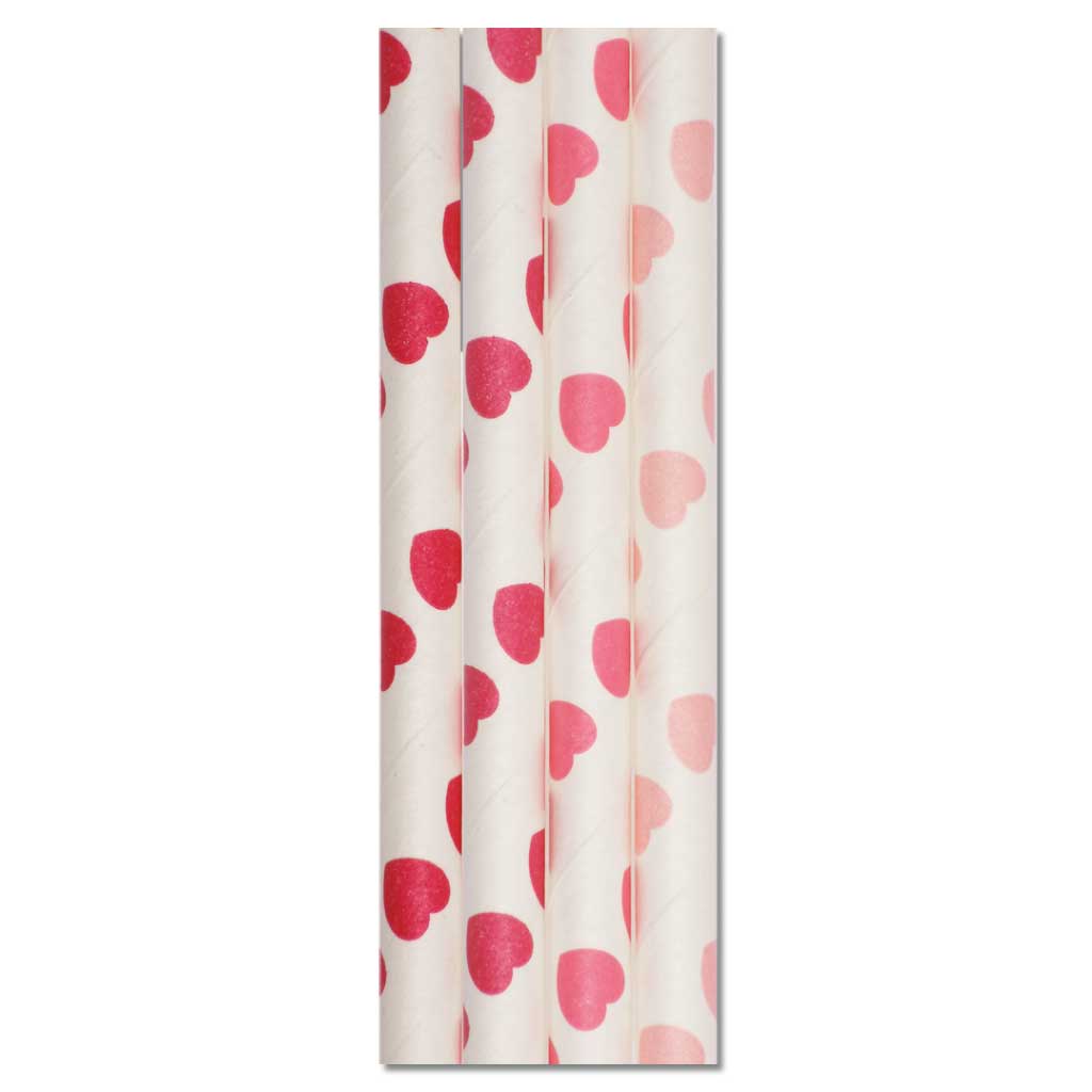 Papierstrohhalme, 120 Stück, Ø 6 mm, Länge 20 cm