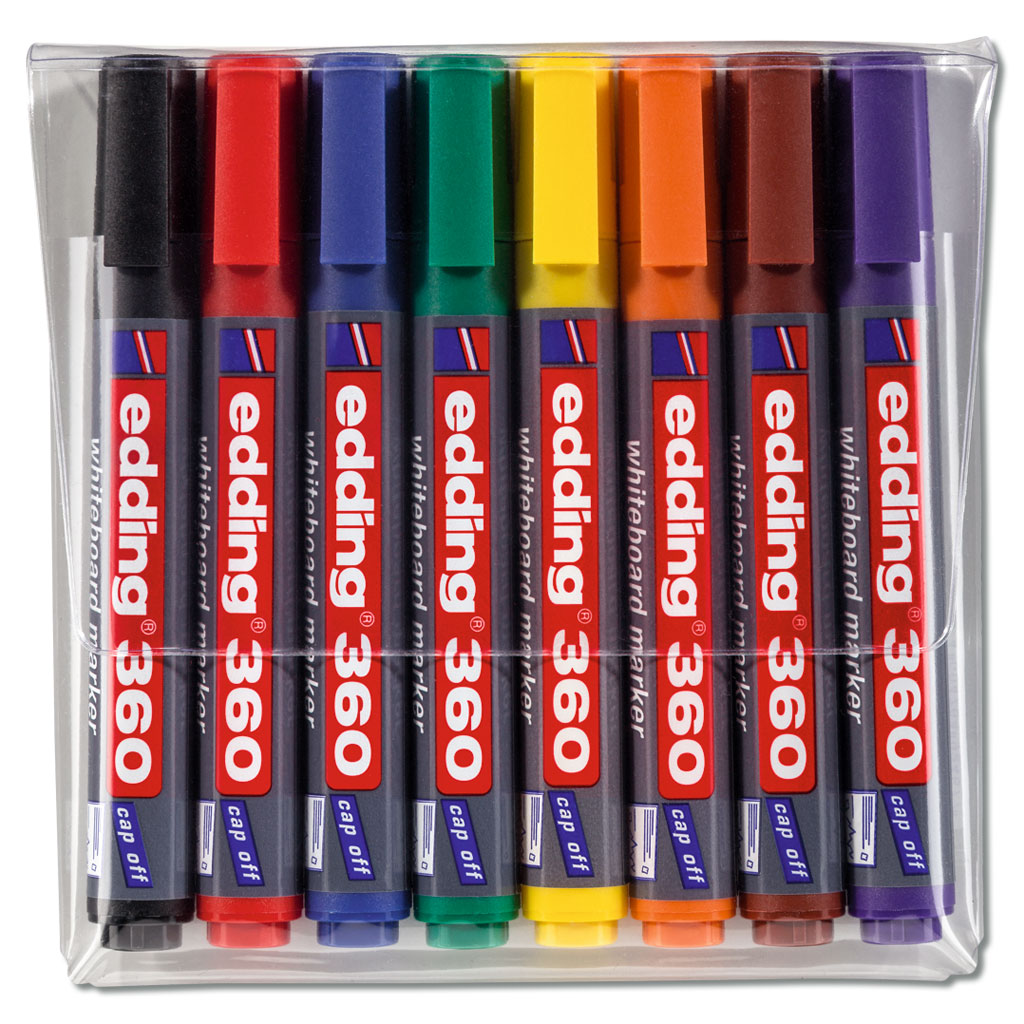 edding® 360 Whiteboardmarker 8er-Set