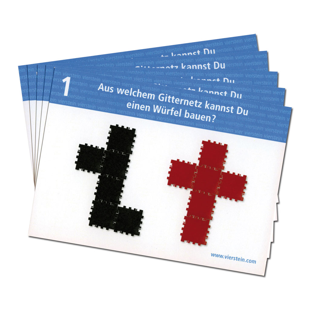 Arbeitskarten für LOKON Geometriebauteile