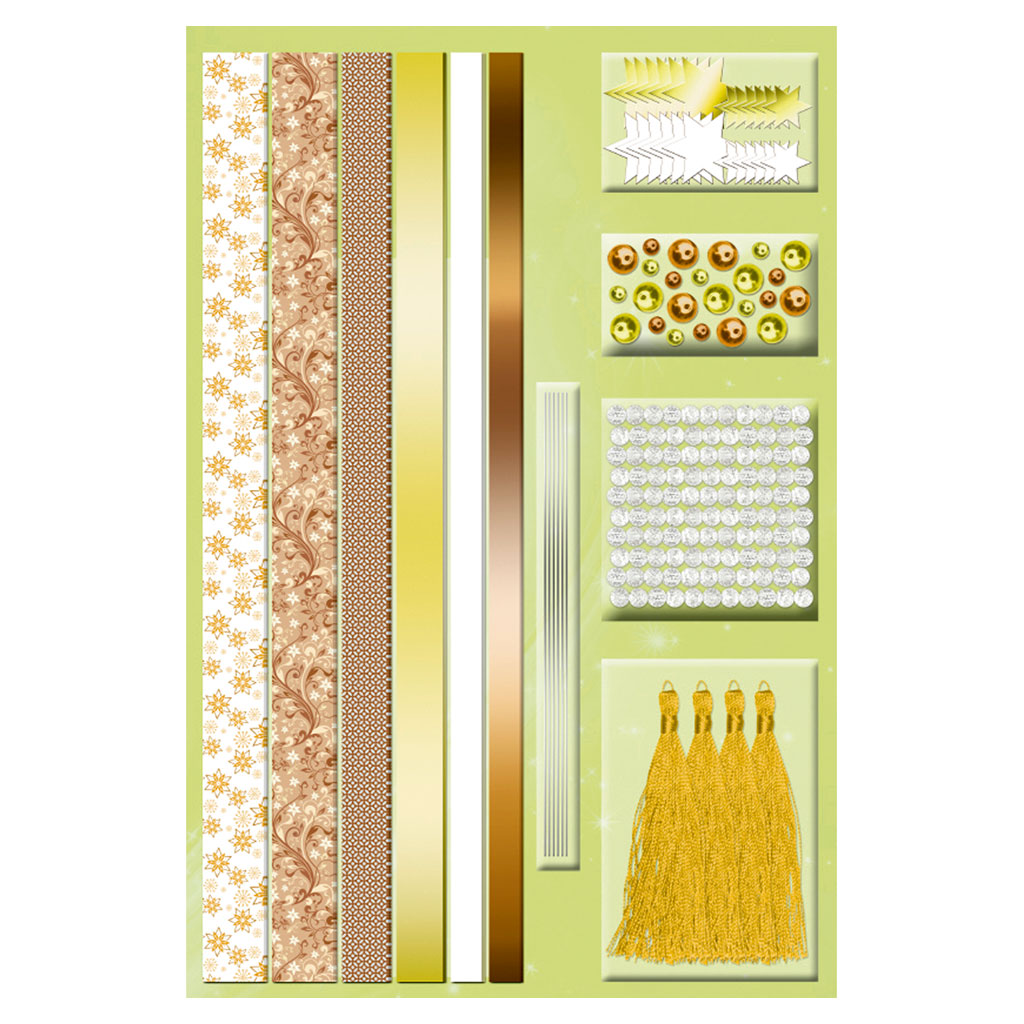 Bastelset Mini-Paper-Balls, Gold/Kupfer, 12 Papierbälle Bastelset Mini-Paper-Balls, Gold/Kupfer, 12 Papierbälle