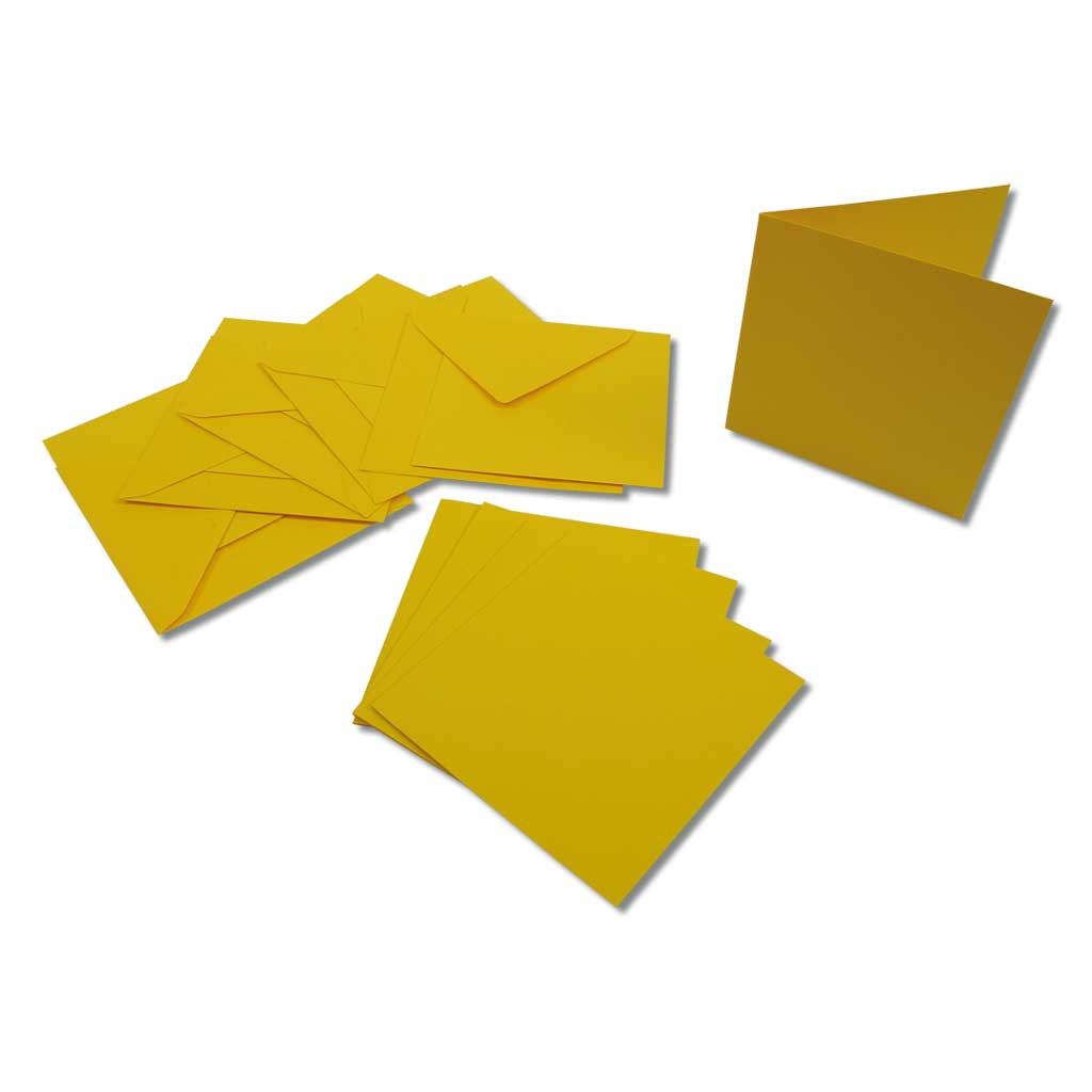 Passepartout-Karten, quadratische Stanzung, 5 Stück