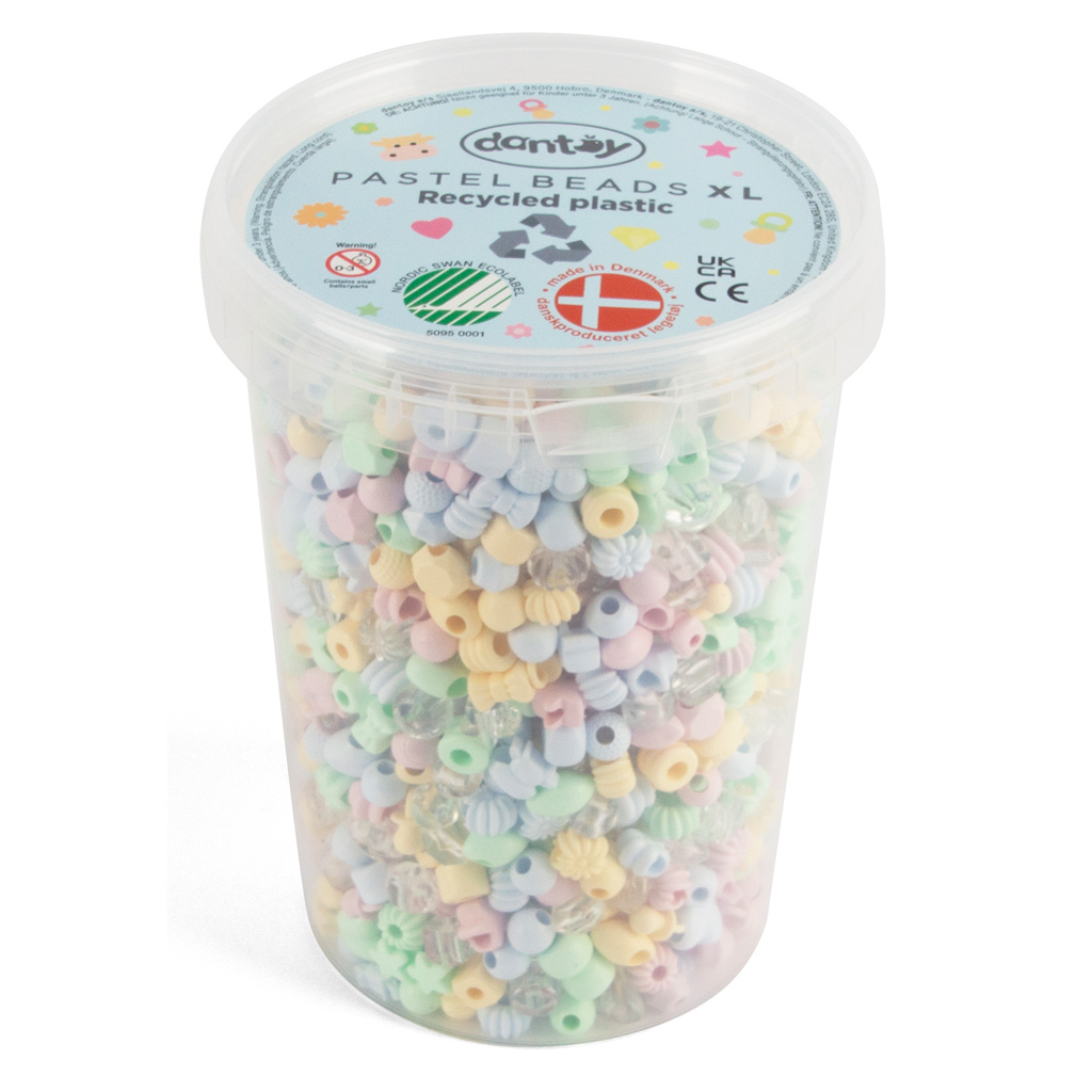 dantoy® Pastell-Perlen, ca. 1.580 Stück-Bild Auf diesem Bild ist das Produkt mit der Art.Nr.: W-83694 zu sehen