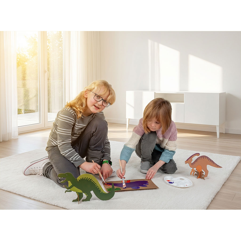 Dinosaurier, blanko, 25 Stück