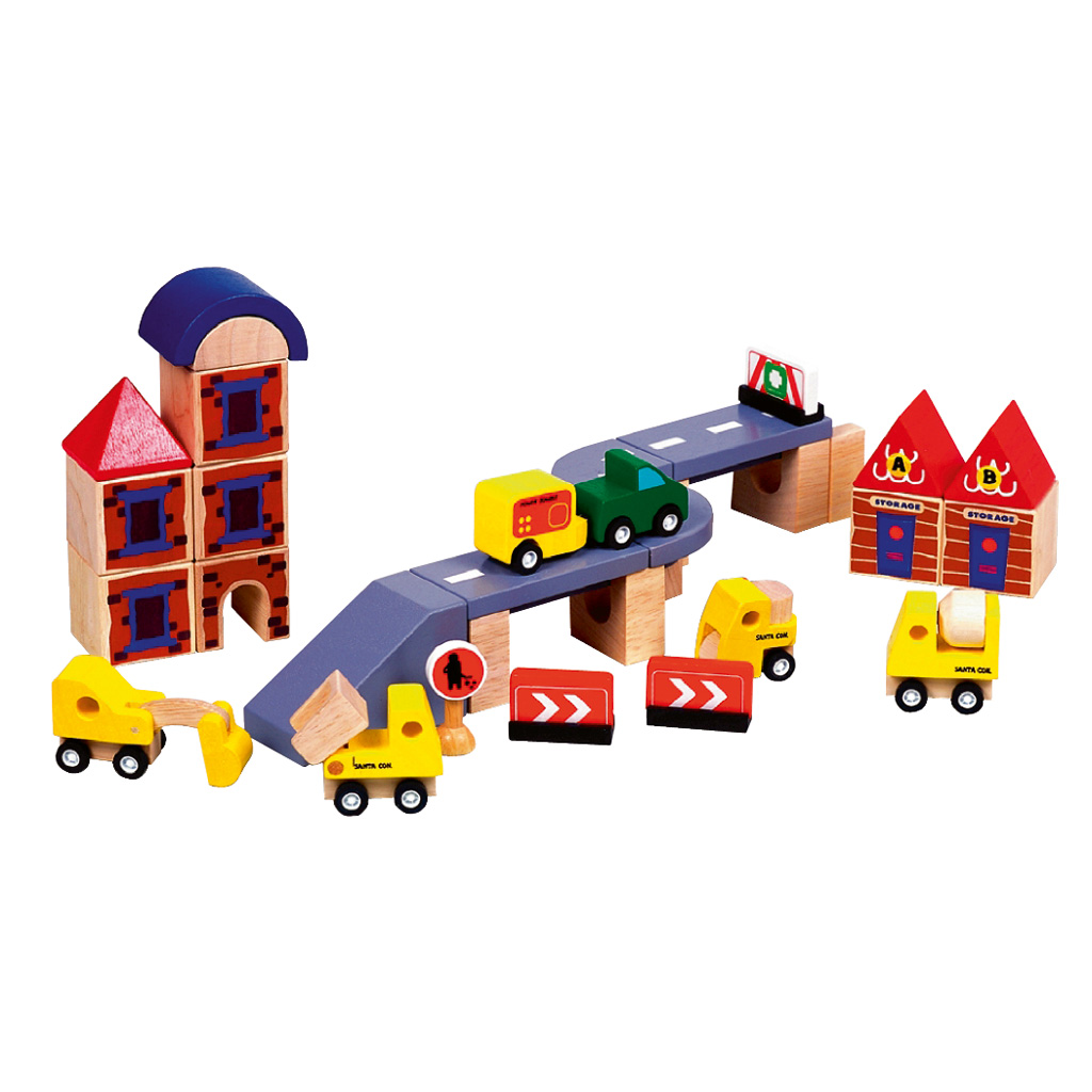 Großer Stadt-Spieltisch inkl. Zubehör                                        