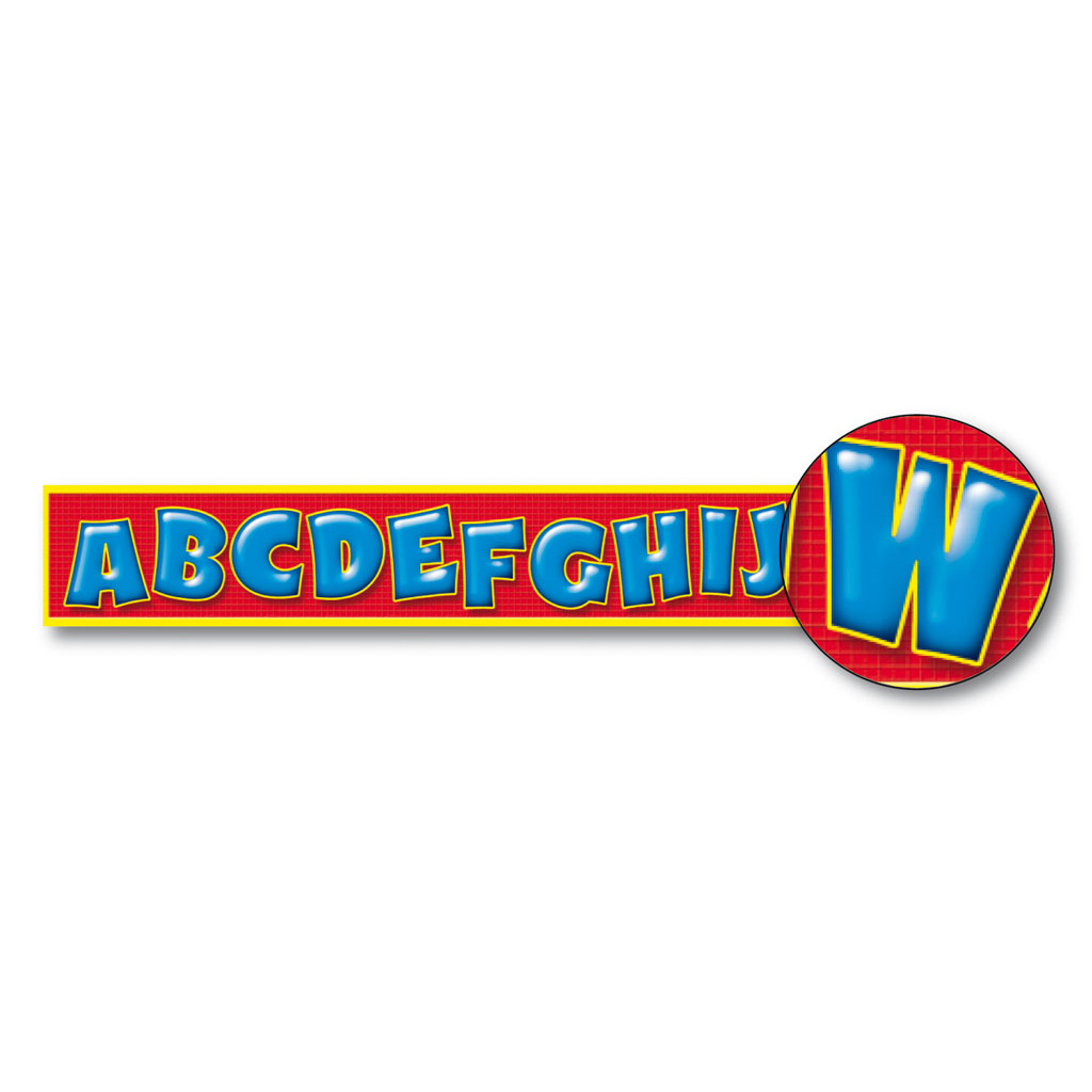 Zierleisten ABC, 11 Stück