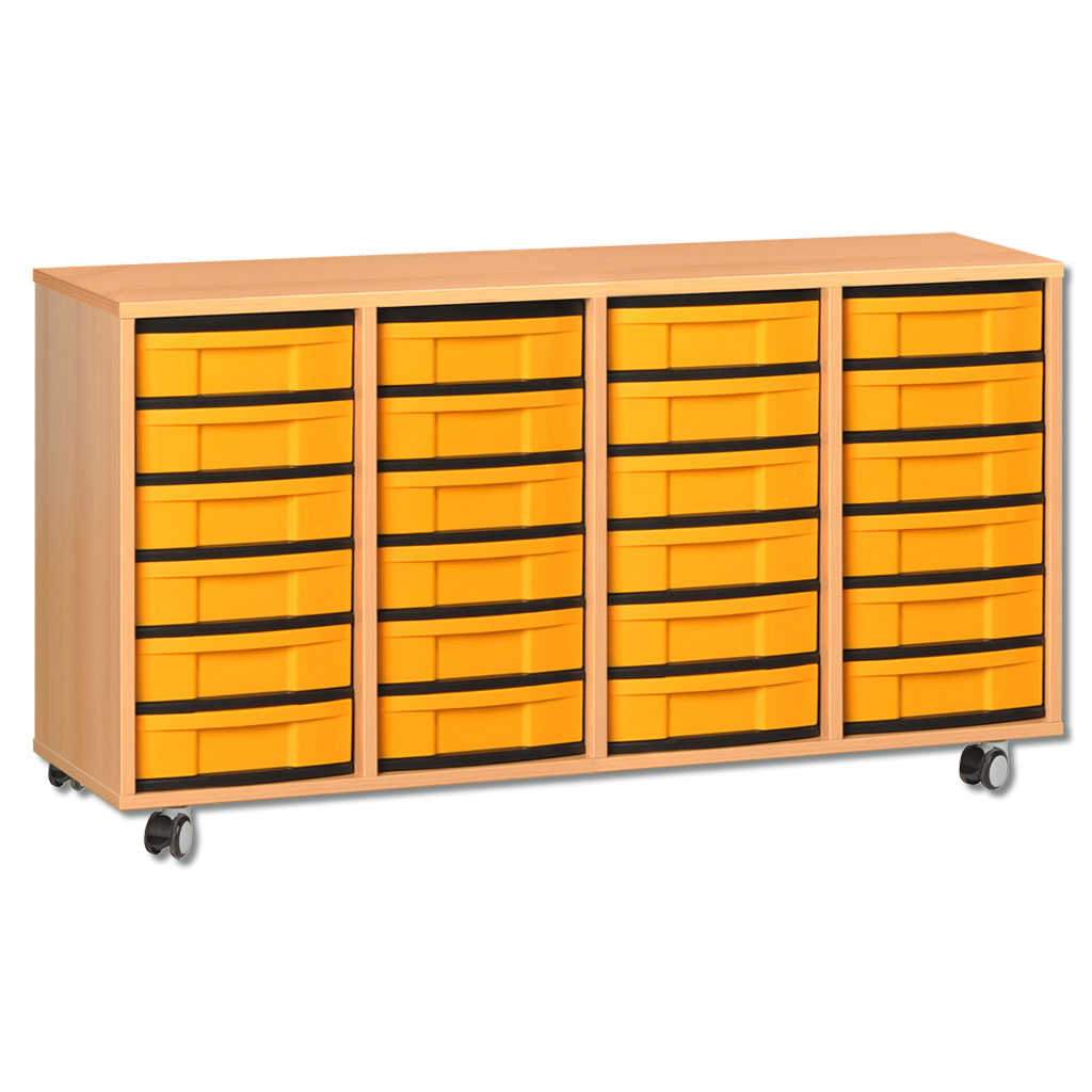 Modulus® Eigentumsschrank, 4-reihig, fahrbar oder feststehend