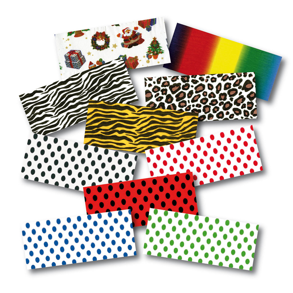 Motiv-Bastelkrepppapier 32 g/m²