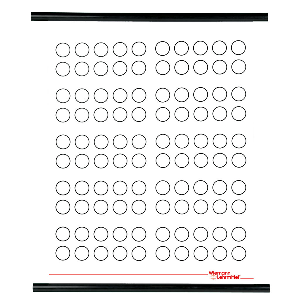 Hunderter-Rolltafel inkl. Magnetkreise