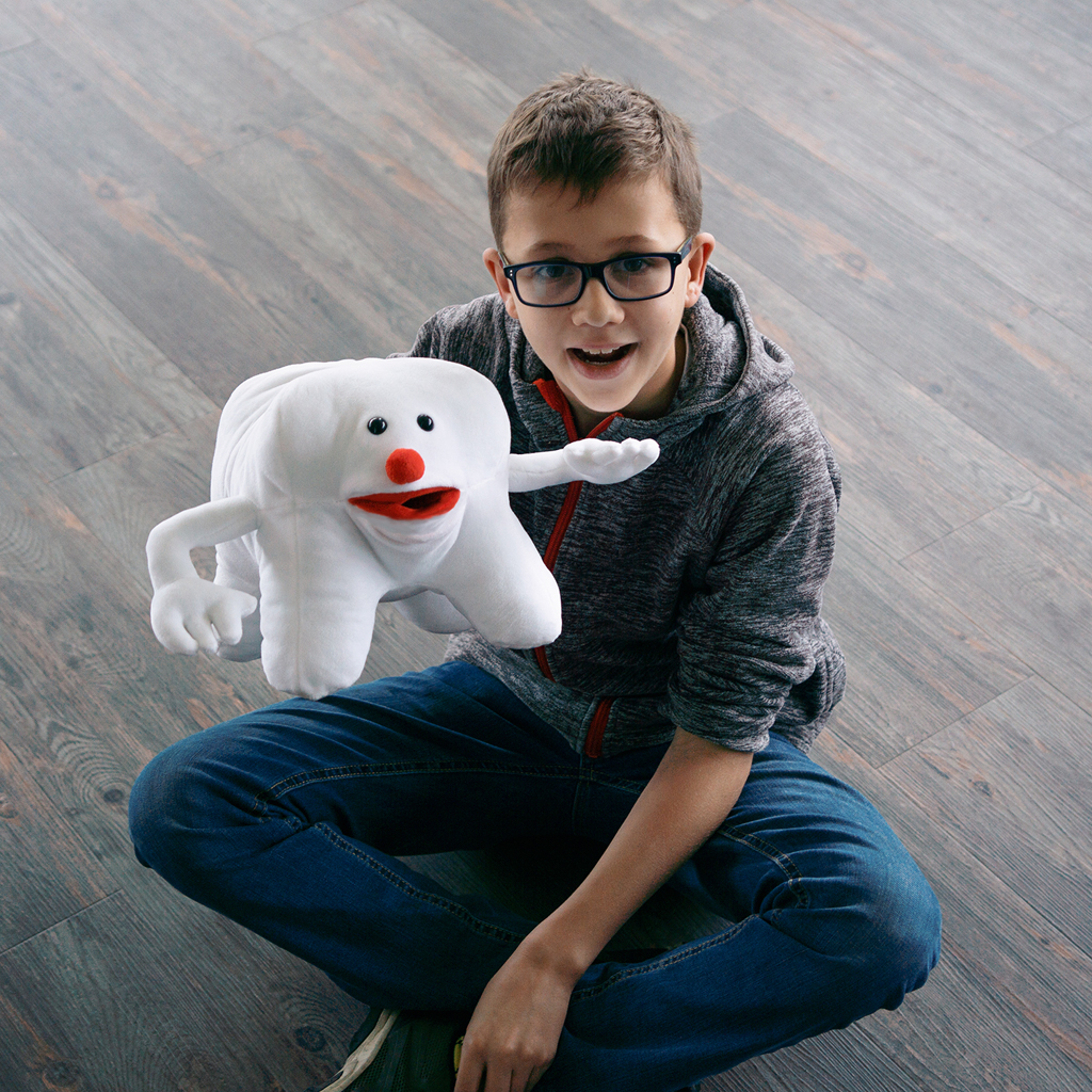 Handpuppe zum Zähneputzen Handpuppe zum Zähneputzen