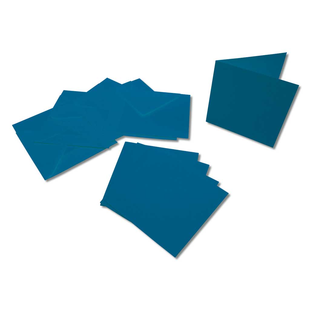 Passepartout-Karten, quadratische Stanzung, 5 Stück