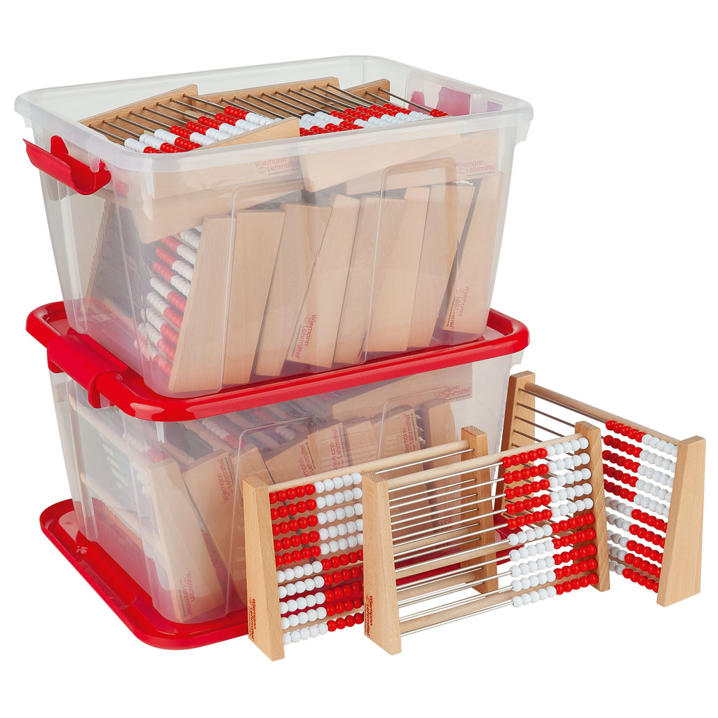 Schüler-Rechenrahmen 1–100 Rot/Weiß Klassensatz 1 Schüler-Rechenrahmen 1–100 Rot/Weiß Klassensatz 1