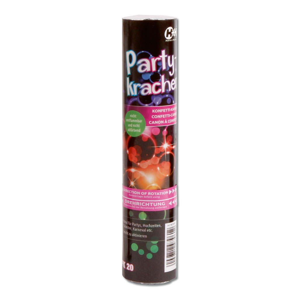Partykracher Metallic-Konfettistreifen