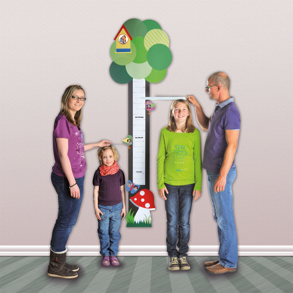 Messlattenset II – Baum/Blume, zum Selbermachen
