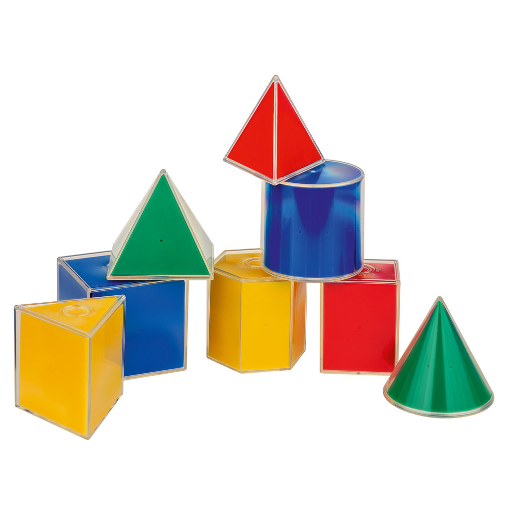 Geometriesatz Körper und Oberflächennetze, 16-teilig
