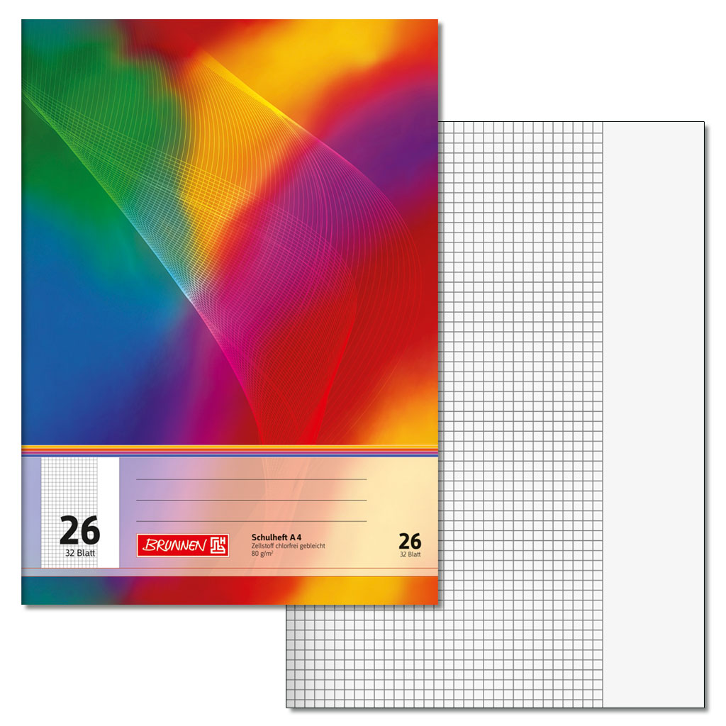Brunnen® Schulheft DIN A4