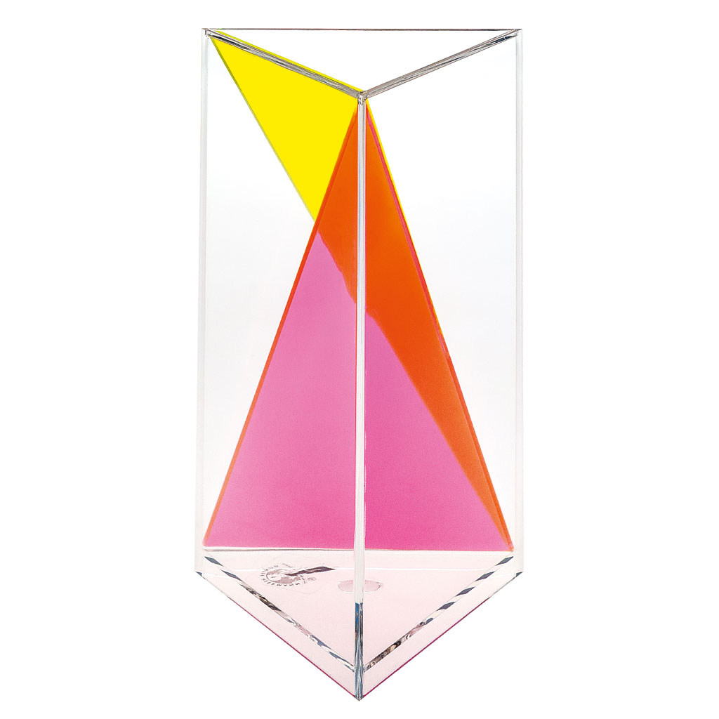 Prisma mit zwei Diagonalschnitten, feststehend