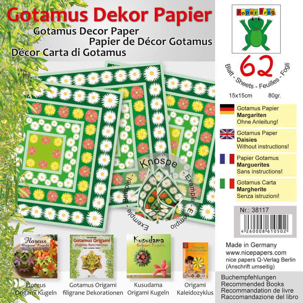 Gotamus Dekor-Papiere, in verschiedenen Motiven