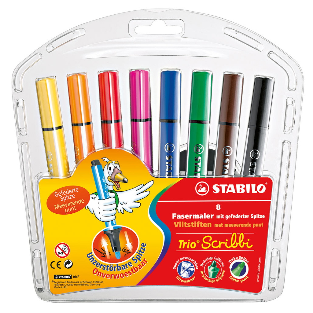 Stabilo® Trio Scribbi Fasermaler