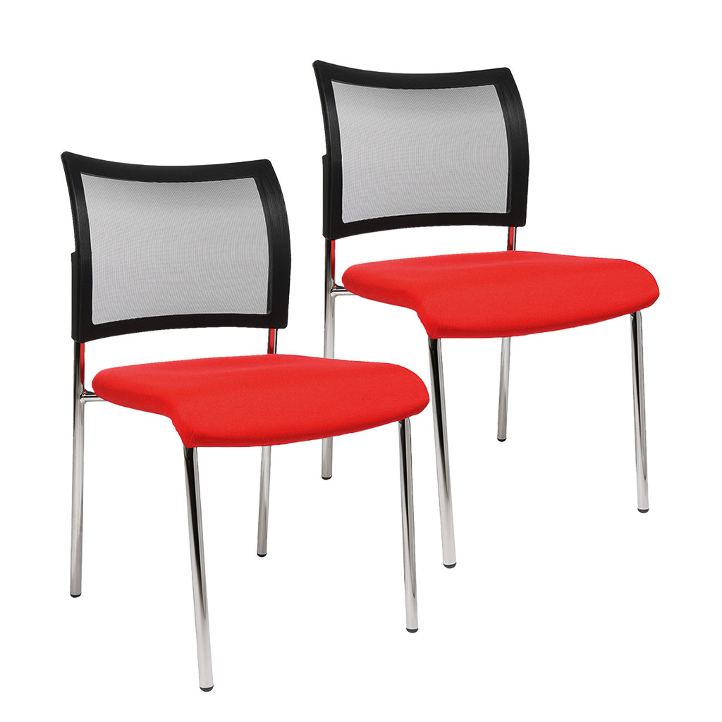 Topstar Besucherstuhl 4-Fuß, 2er-Set, stapelbar-Bild Auf diesem Bild ist das Produkt mit der Art.Nr.: M-45202 zu sehen